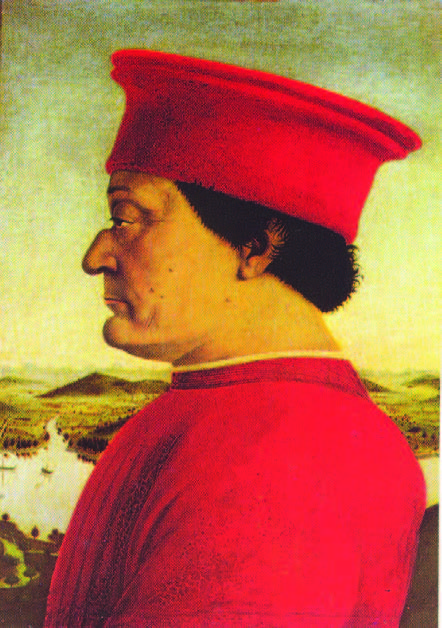 П. делла Франческа. Герцог Феде- риго Монте- фельтроның портреті